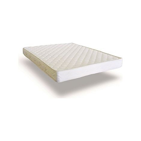Mobilier Deco – Ensemble sommier et matelas 160x200 cm – Matelas 15 cm en mousse polyuréthane 23 kg/m3 – Sommier tapissier 12 lattes en pin massif – Propriétés anti-bactériennes (1/5)