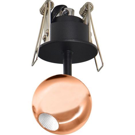 Mini Bora Spot Encastrable Led 4,5 W 38° 3000 K Or Rose - Design Orientable Et Anti-Éblouissement - Beneito & Faure (1/4)