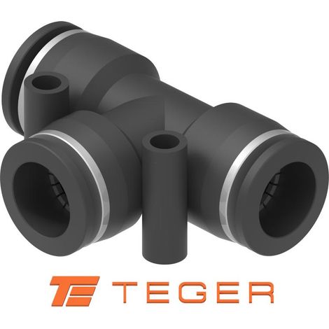Raccord en T Tekalan 12 mm, lot de 10 (1/5)