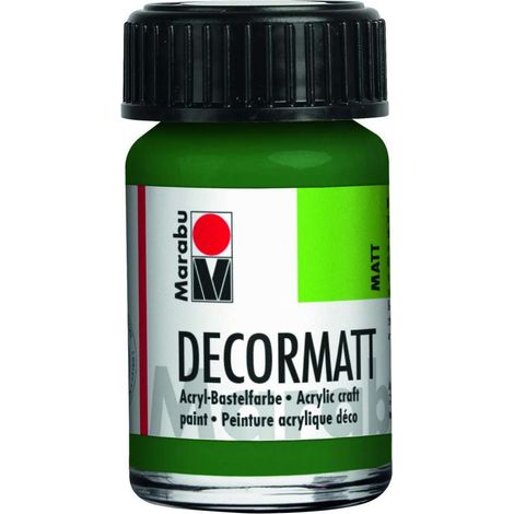 Vernice acrilica Decormatt Acryl 15 ml verde oliva