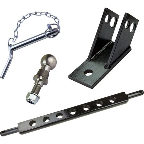 Drehsicherung mit Ackerschiene 720 mm Kat1 Kugelkopf Schlepper Anhänger Zubehör