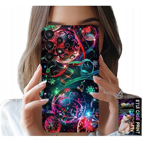 Custodia per Samsung Galaxy A32 5G - Palline di Natale, albero di Natale, custodia + pellicola (1/5)