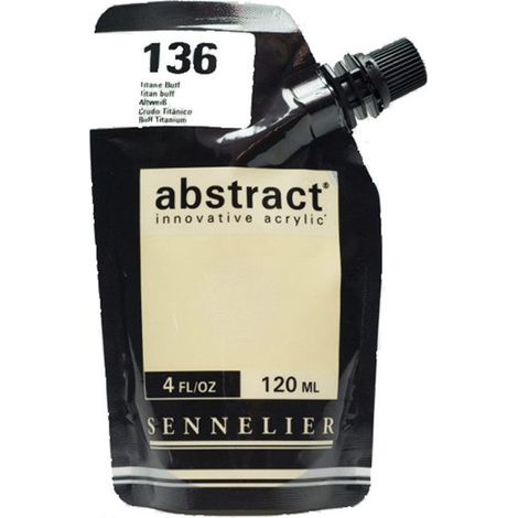 Peinture Acrylique - Sennelier - Abstract - 120ml - Satin - Beige (1/3)