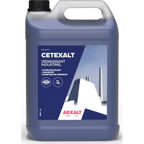 Aexalt – Dégraissant industriel 5L pour carrelage – Formule ininflammable – Élimine contaminants sans résidu gras – Utilisation pure ou diluée (1/5)