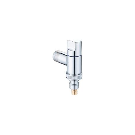 1 pièce (argent) Robinet de machine à laver simple en laiton massif fixé au mur froid Robinet de piscine pour vadrouille de jardin Robinet de coupure d'eau automatique pour la maison