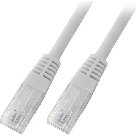 Cordon de brassage RJ45 U/UTP cat. 6 PVC CCA gris 5 m