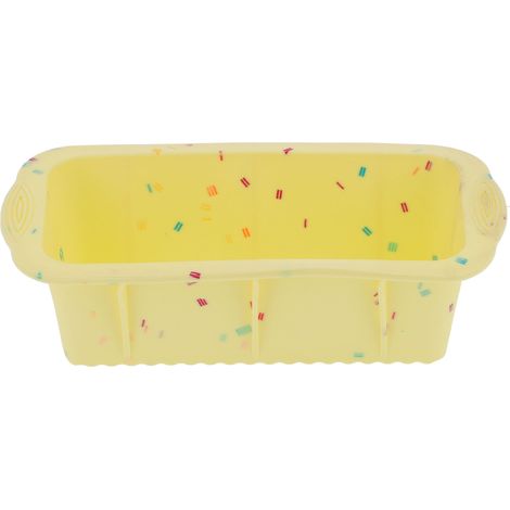 Moule à Pain Rectangulaire en Silicone Jaune - Accessoire de Cuisine pour Pâtisserie DIY (1/5)