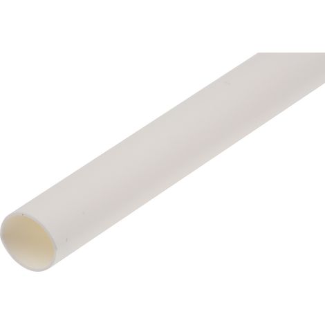 Gaine thermorétractable RS PRO, Dia. 4.8mm Blanc rétreint 2:1, 1.2m ( Prix pour Paquet de 5 )