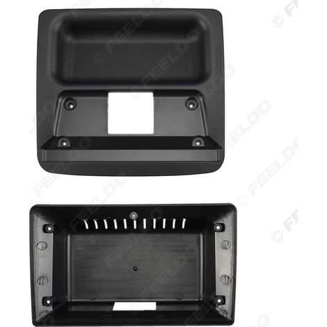 Compatible with the modified front frame for large screen Android navigation panel, 9 inches, of Mitsubishi Pajero MINI from 1998 to 2008. (1/4)