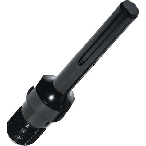Adaptateur SDS MAX, Adaptateur 1 1/4" UNC, Tige de Connexion Acier au Carbone- Accessoire Essentiel Compatible avec Tarières pour Perceuse, Tarières Manuelles et Électriques (1/4)