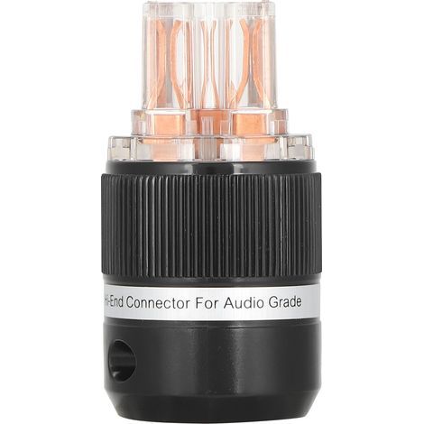 Connettore di alimentazione audio Monosaudio in rame puro trasparente - 100-250V, connettore di rete femmina F101 (1/5)