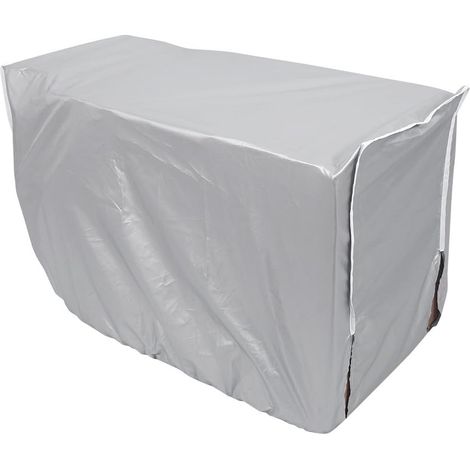 Couverture pour fenotre climatiseur cran Anti-poussire tanche Tissu Argent (Taille: 94x40x73cm) (1/5)