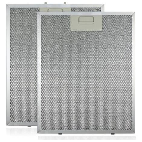 Filtre à graisse métallique pour hotte aspirante (Argent, 320 x 260 mm, 2 pièces)-Chrom (1/5)