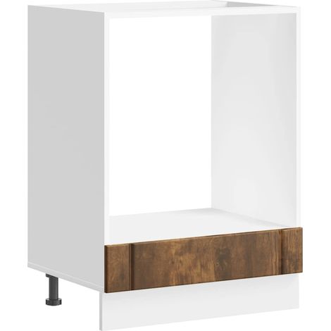 Mobile da Cucina Armadio Forno Lucca Rovere Fumo in Legno Multistrato (1/5)