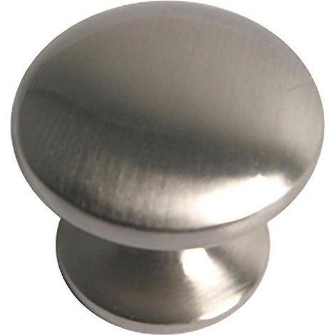 NESU pomo 30mm. niquel cepillado 25316 , Pomo tirador para muebles,cajoneras,cómodas,etc. - Fabricado en zamak. - Niquel cepillado. - Diámetro 30mm. - Incluye tornillo pasante. (1/2)