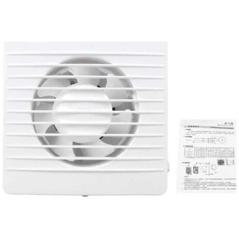 Gistuch Ventilateur d'échappement Plafond de salle de bain Extracteur Ventilation de cuisine Ventilation murale puissante MUTE 4IN 220V (1/5)