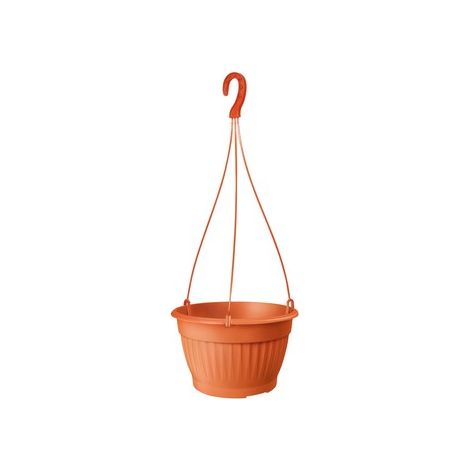 Prosperplast Terra DWT29 vaso sospeso in terracotta, per giardino e balcone