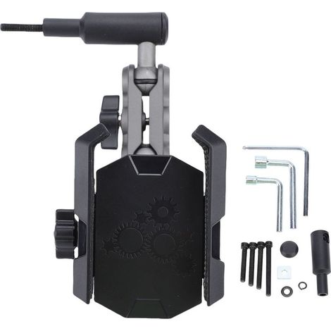 Support de téléphone pour A-pilier, Support de téléphone rotatif 360° pour tous smartphones, Monture stable pour poignée de voiture, spécifique pour Tank 300/500, Pajero, Prado, Matériel métal et ABS (1/5)