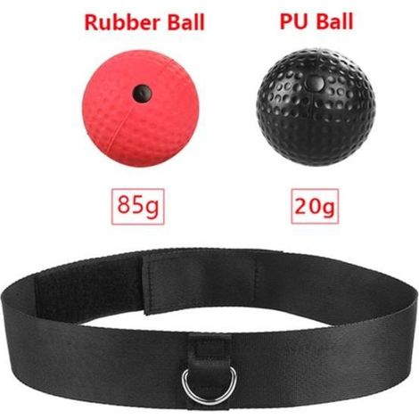 Weight Red And Black - Boxe réflexe, balle de Force de vitesse, sac de frappe, Fitness MMA Sanda, lifting de (1/4)