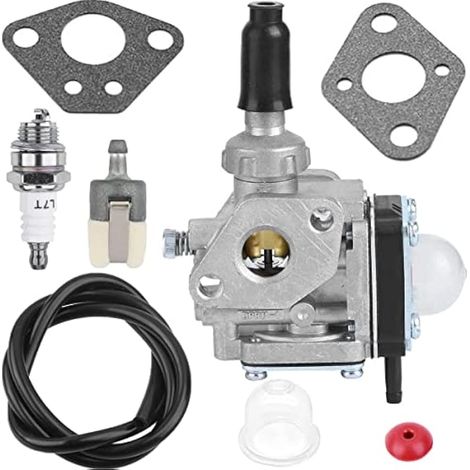 Kit de carburateur pour Kawasaki Th43 Th48 Moteur Tondeuse à Gazon Outil de Jardinage extérieur, avec Joint de Ligne de Carburant Bougie d'allumage pièces de Moteur (1/5)