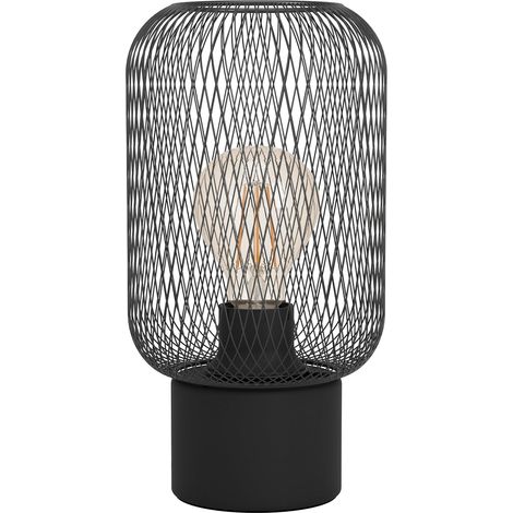 Lampe de table Wrington, lampe de bureau 1 flamme style industriel (1/5)