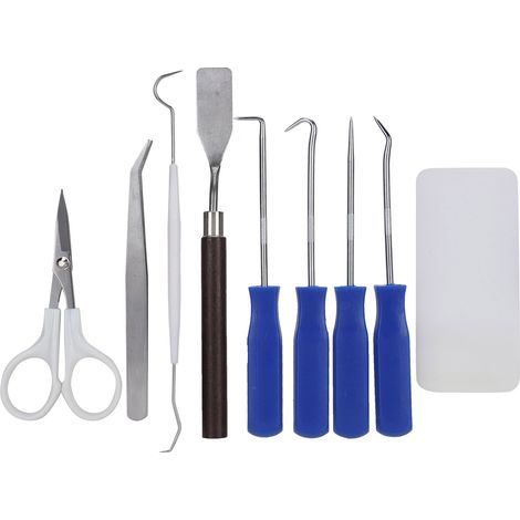 9-teiliges DIY-Schmuckreparatur-Werkzeugset mit Schraubendreher für Montage und Demontage (1/5)