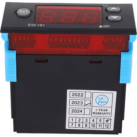 Temperaturregler mit Digitalanzeige und Mikrocomputer-Thermostat für Heizgeräte in Fischzuchtbecken, 12 V Wechselstrom (1/5)