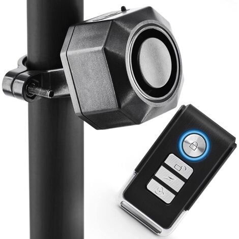 Alarme De Vélo Rechargeable avec Télécommande Détecteur De Mouvement De Sirène Antivol sans Fil 110 DB étanche (1/5)