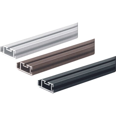PROFILO IN ALLUMINIO PER ZANZARIERA LINEA B cm.2.6x1x300 - Misura: Nero Antracite (1/4)