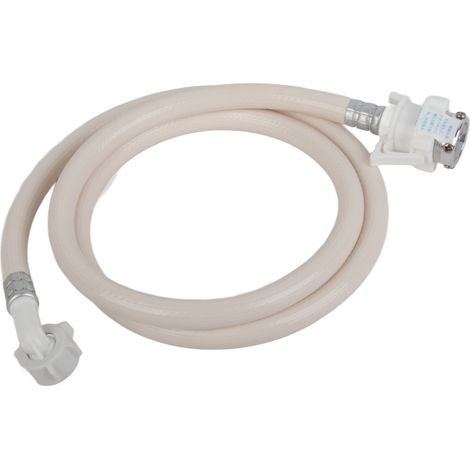 Tuyau d'arrivée d'eau pour lave-linge, anti-éclatement, PVC avec raccord métallique, compatible machine à laver automatique Haier, 1,5 mètres (1/5)