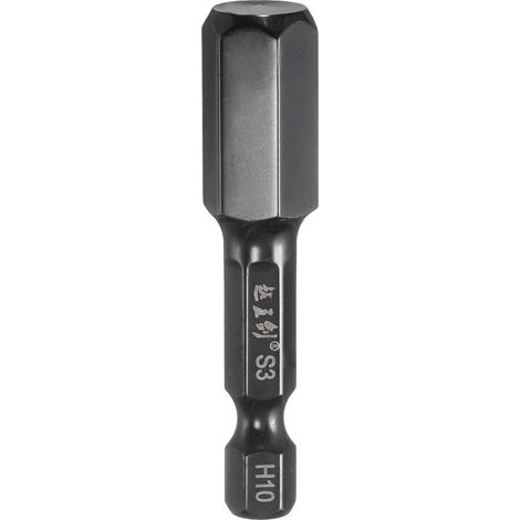 Clé Hexagonale Pour Foret 10mm (H10) Métrique Acier S3 Magnétique (1/5)