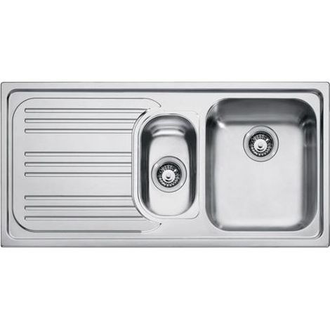 Franke Radar RRX 651. Forma del lavandino: Rettangolare, Materiale del lavandino: Acciaio inox, Colore del prodotto: Acciaio inox. Larghezza: 1000 mm, Profondità: 500 mm, Altezza: 20... - 101.0053.245