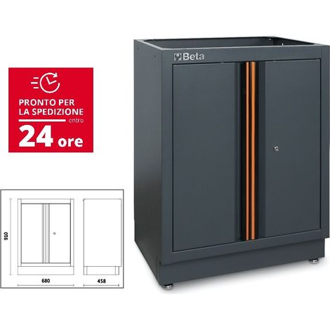 Modulo Fisso Con 2 Antine Per Arredo Officina C45PRO - Beta C45PRO MA (1/4)