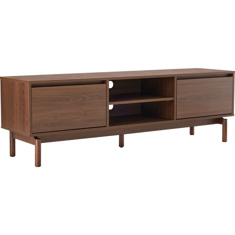 Mueble TV de madera oscura 160cm SARAH