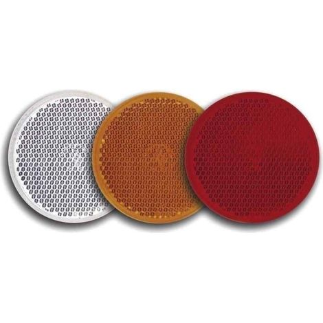 Rond autocollant AJBA rouge pour remorque