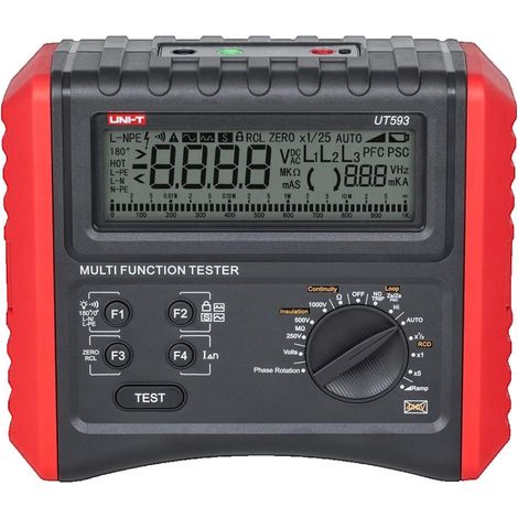Uni-T UT593 Multimetro LCD Luminoso per Elettricista