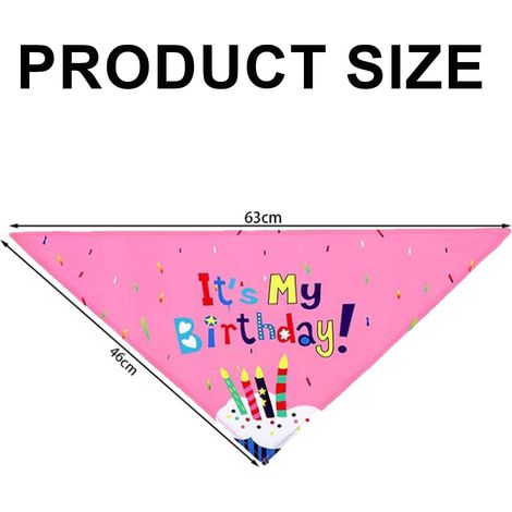 Kit Fête Anniversaire Chien - Chapeau Couronne - Bandana Triangle - Nœud Papillon Ajustable - Bannière HAPPY BIRTHDAY - Ballons Empreinte Pattes - 12 Pièces (1/5)