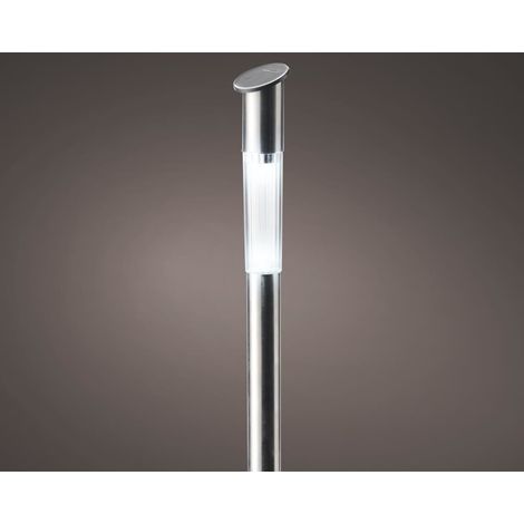 Lumineo, LED Solar Gartenlicht 1L, 5x57cm, kaltweiss