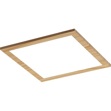 Plafoniera LED quadrata 29,5 cm 12W faggio Rabalux (1/5)