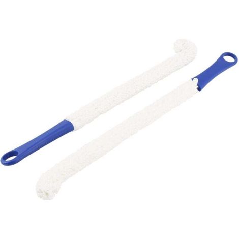 Set di 2 spazzole per la pulizia di bottiglie, strumento multifunzionale per la casa per decanter da vino, bicchieri e tazze -Crezuo