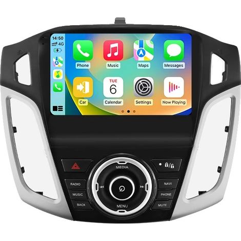 Autoradio, dimensioni del display, lettore video multimediale, compatibile con Ford Focus MK3 2011-2017, P4CP 4G 64G (1/2)