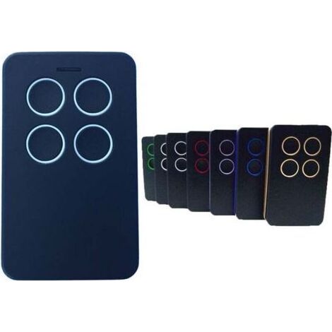 QORVA-Télécommande pour portes automatiques à code tournant et code fixe multifréquence (1/2)