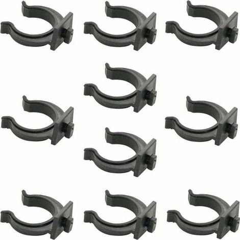 10x clip à baïonnette pour plinthe meuble tube pied cuisine salle bain piétement (1/4)
