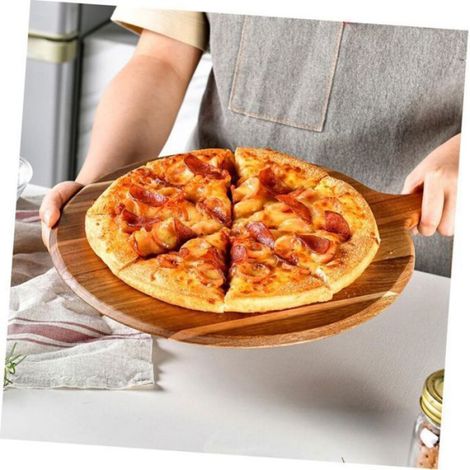 Planche ronde en hêtre – Planche de service et planche à tapas – Bois naturel – Femeo (1/4)