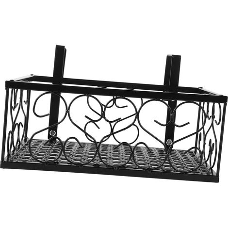 Blumentopfhalter aus Eisen für Balkontöpfe und Geländer
