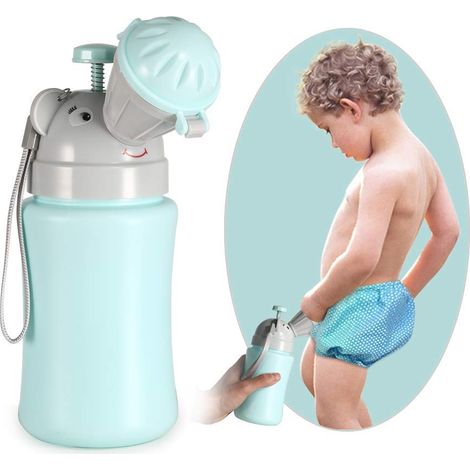 Pot urinal portable pour bébé et enfant, gobelet pipi pour enfant 17 oz, urinal de voyage pour garçons tout-petits, toilette d'urgence pour camping, voyage en voiture, road trips et apprentissage du p (1/5)