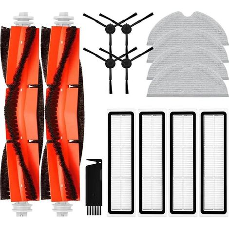 Pour D9, D9 Max, Bot L10 Pro, Trouver LDS Finder Parts Roller Side Brush Hepa Filter Merw Cloth (1/5)