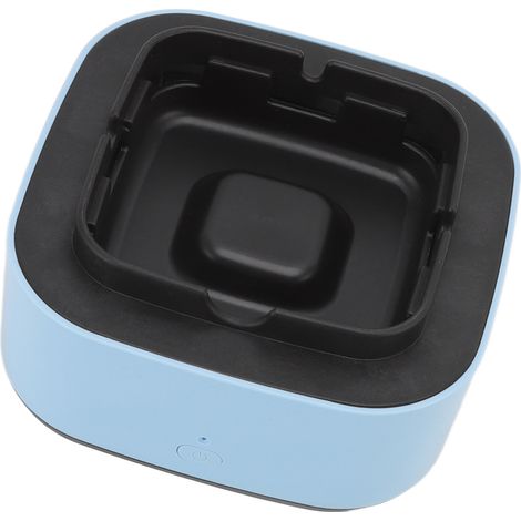 Cendrier sans fumée multifonctionnel anti-mouches et poussière 2 en 1, désodorisant à ions négatifs pour la maison, bleu (1/5)