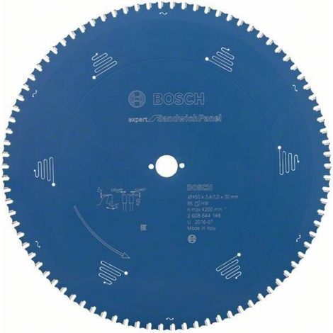 BOSCH 2608644148 - Disco de sierra circular CSB Expert SandwichPanel: 450x30x86D (1/4)