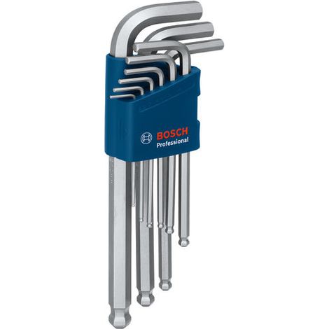 Bosch PRO Hex Key Allen Key Hex 9pcs 1600A01TH5